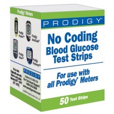 Prodigy No Coding Blood Glucose Test Strips