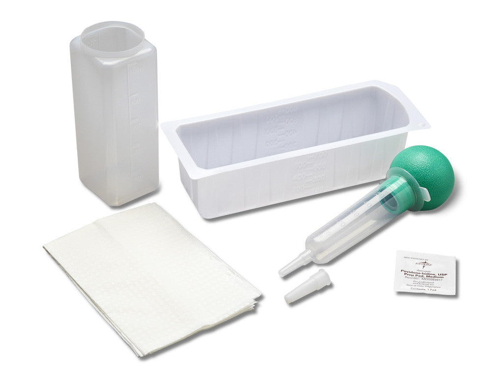 Sterile Bulb Irrigation Syringe Trays, 60 ML