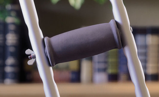 Crutch Hand Grips, Gray  [CASE]