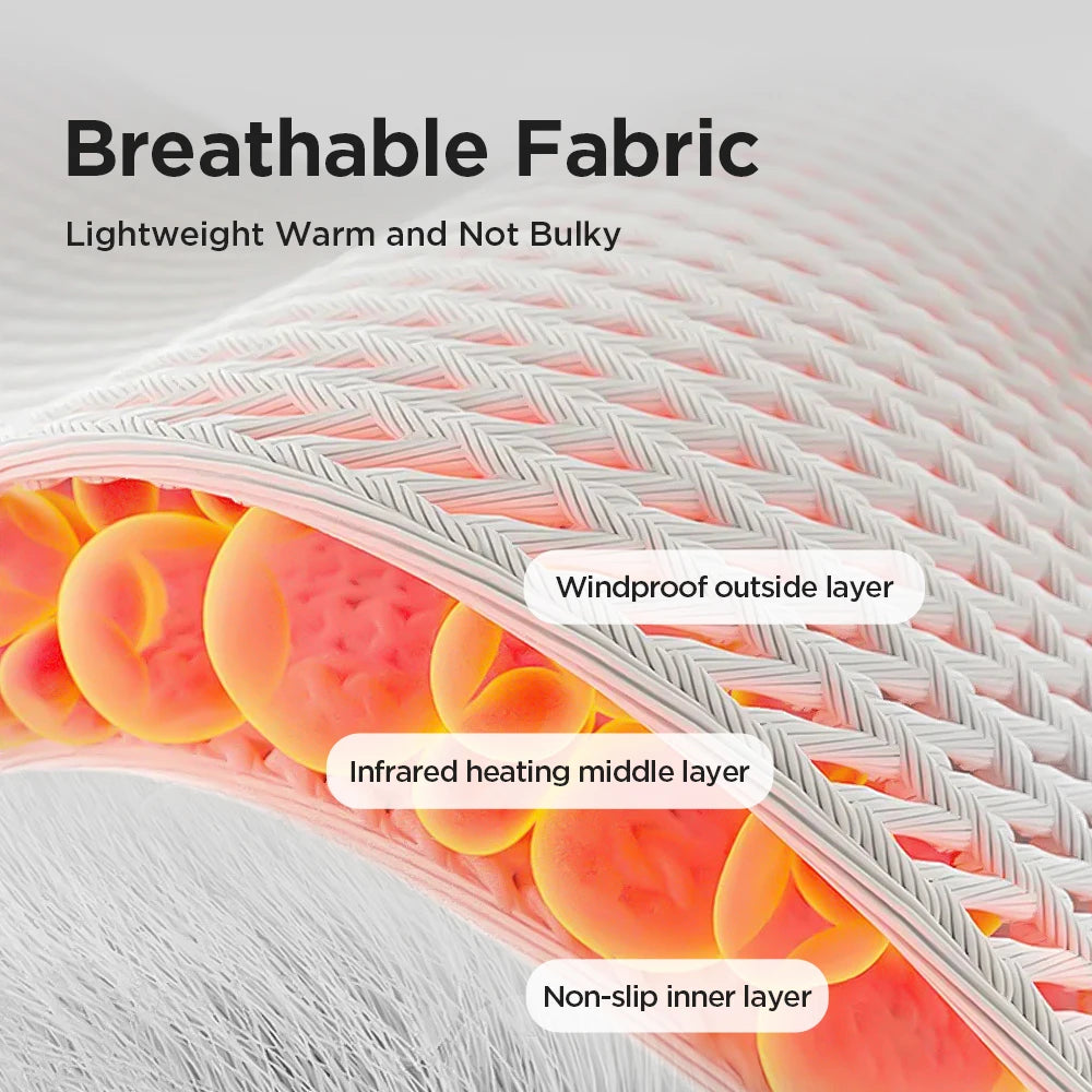 Electric Heated Wrist Brace Adjustable Hot Compress Vibration Massage Hand Wrist Foot Ankle Guard Band Carpal Wrap Support Brace