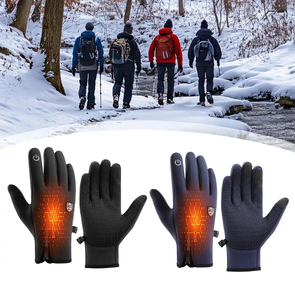 Electric Heating Glove Heated Gloves for Men Women Winter Gloves for Cold Weather Work USB with Touchscreen Fingers
