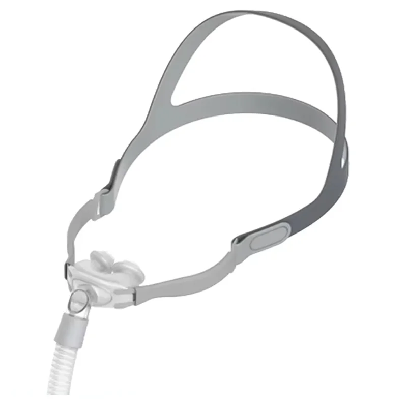 Durable CPAP nasal mask with 3 silicone cushion sizes (S/M/L). Compatible with CPAP and BiPAP.