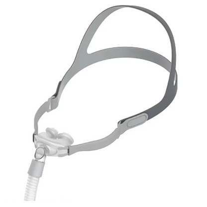 Durable CPAP nasal mask with 3 silicone cushion sizes (S/M/L). Compatible with CPAP and BiPAP.