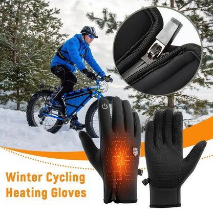 Electric Heating Glove Heated Gloves for Men Women Winter Gloves for Cold Weather Work USB with Touchscreen Fingers