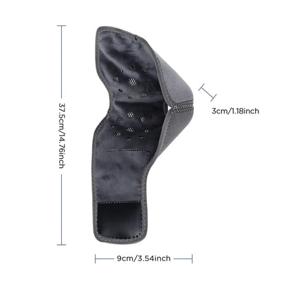 Electric Heated Wrist Brace Adjustable Hot Compress Vibration Massage Hand Wrist Foot Ankle Guard Band Carpal Wrap Support Brace
