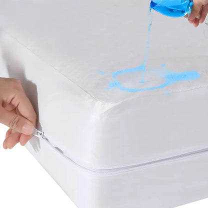 Pack Twin Mattress Protector,Zippered Fully Encased Waterproof Cover, Urine and Liquid Proof Encasement for Kids and Pets, Fits