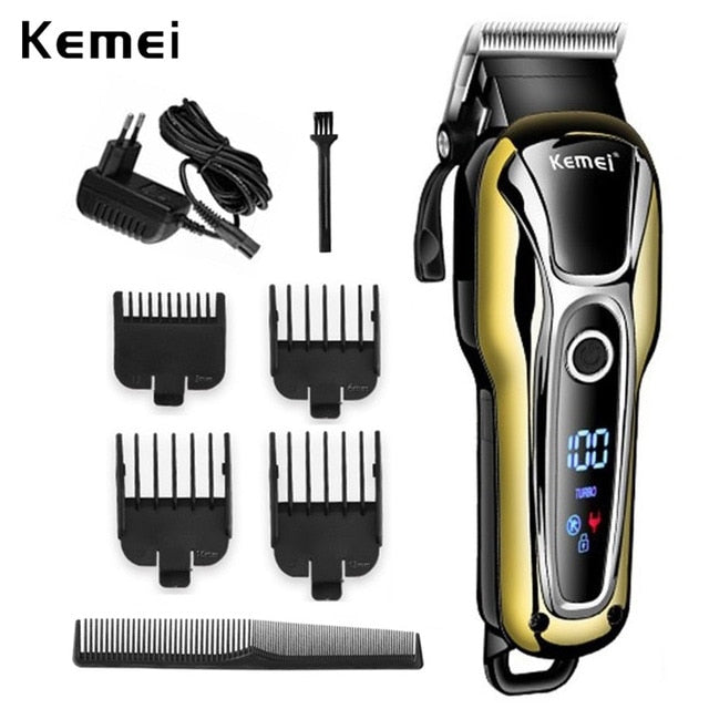Kemei trimmer professional hair clipper Hair cutting machine hair trimmer electric haircut machine hair Hairdresser tools 5