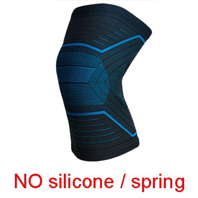 1 PCS Volleyball Basketball Running Knee Support Sports Protector Knee Sleeve Silicon Padded Protection Compression Knee Pads