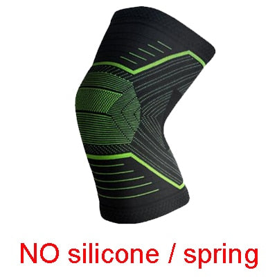 1 PCS Volleyball Basketball Running Knee Support Sports Protector Knee Sleeve Silicon Padded Protection Compression Knee Pads