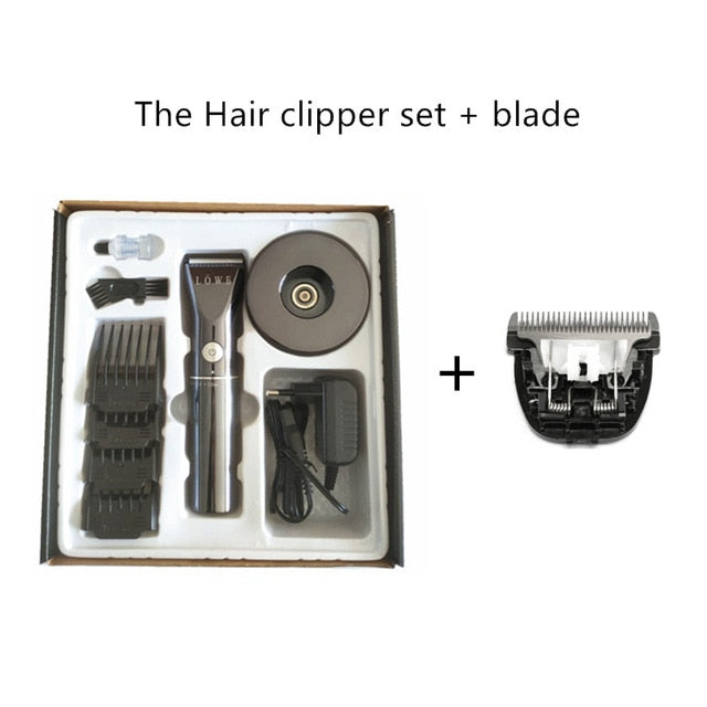 Ansirao Hair Clipper men Rechargeable Electric Hair Trimmer Professional Shaver Razor Red hair cutter cutting Shaving machine