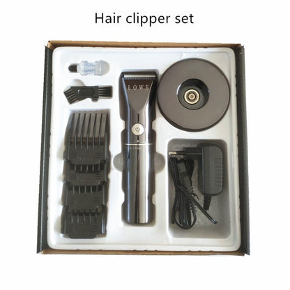 Ansirao Hair Clipper men Rechargeable Electric Hair Trimmer Professional Shaver Razor Red hair cutter cutting Shaving machine