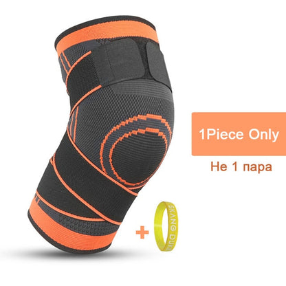 SKDK 1PC Non-Slip Knee Brace Compression Knee Sleeve Sports Knee Pad Running Basketball Fitness Cycling Tennis Knee Support