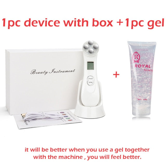 Deciniee Facial Skin Care RF EMS Electroporation LED Photon Light Therapy Beauty Anti Aging Face Lifting Tightening dropshipping