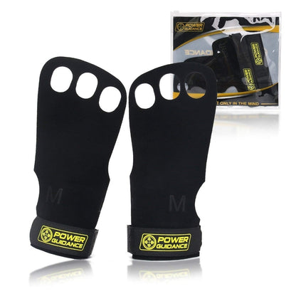 1 Pair GYM Genuine Leather Palm Protectors Gloves Hand Grips Crossfit Gymnastics Guard Pull Up Bar Weight Lifting Gloves