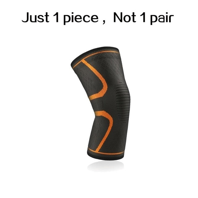 1 PC Elastic Knee Pads Nylon Sports Fitness Kneepad Protective Gear Patella Brace Support Running Basketball Volleyball