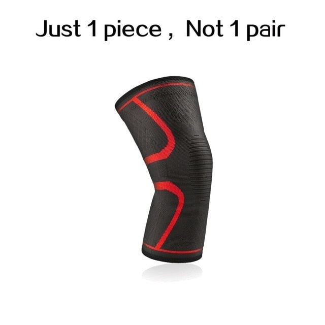 1 PC Elastic Knee Pads Nylon Sports Fitness Kneepad Protective Gear Patella Brace Support Running Basketball Volleyball