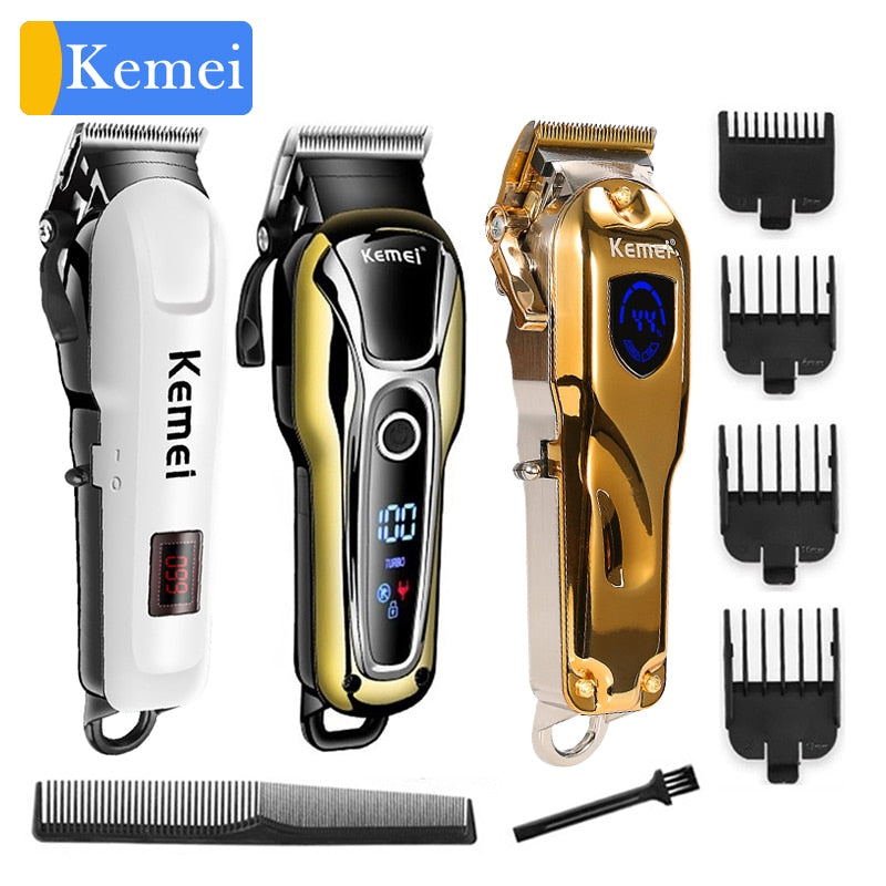 Kemei trimmer professional hair clipper Hair cutting machine hair trimmer electric haircut machine hair Hairdresser tools 5