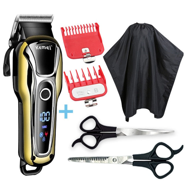 Kemei trimmer professional hair clipper Hair cutting machine hair trimmer electric haircut machine hair Hairdresser tools 5