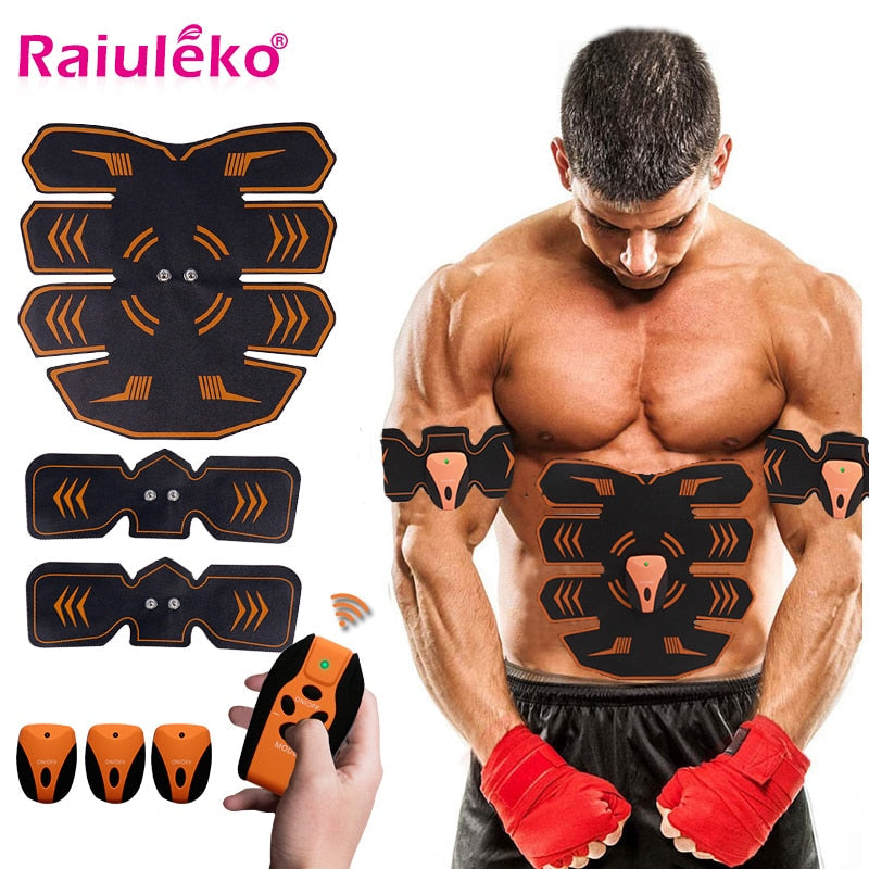 Smart Electrical Stimulator Massager Wireless Buttocks Abdominal  EMS ABS Stimulator Fitness Body Slimming Relax Massager