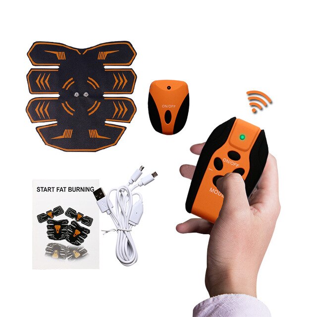 Smart Electrical Stimulator Massager Wireless Buttocks Abdominal  EMS ABS Stimulator Fitness Body Slimming Relax Massager