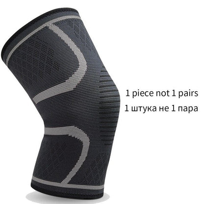 1PC Pressurized Sports Knee Brace Support Elastic Breathable Basketball  Knee Pad Fitness Gear Volleyball Running Knee Protector
