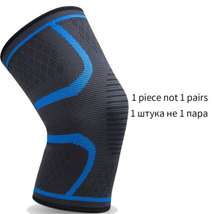 1PC Pressurized Sports Knee Brace Support Elastic Breathable Basketball  Knee Pad Fitness Gear Volleyball Running Knee Protector