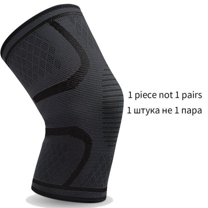 1PC Pressurized Sports Knee Brace Support Elastic Breathable Basketball  Knee Pad Fitness Gear Volleyball Running Knee Protector